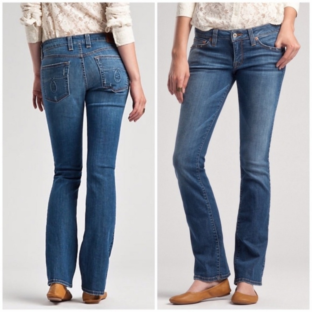 Lucky Brand Jean's Lola Boot Jean medium wash